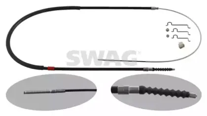 20 93 6673 SWAG Трос, стояночная тормозная система